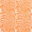 Schumacher Zebra Palm Indoor/Outdoor Orange Fabric - Eade's Wallpaper