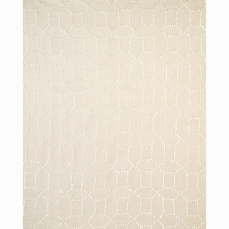 Schumacher Vento Embroidery Natural Fabric - Eade's Wallpaper