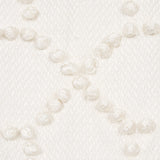 Schumacher Vento Embroidery Ivory Fabric - Eade's Wallpaper
