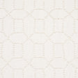 Schumacher Vento Embroidery Ivory Fabric - Eade's Wallpaper