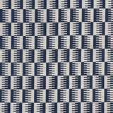 Schumacher Dovetail Indoor/Outdoor Navy Fabric
