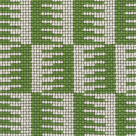 Schumacher Dovetail Indoor/Outdoor Green Fabric