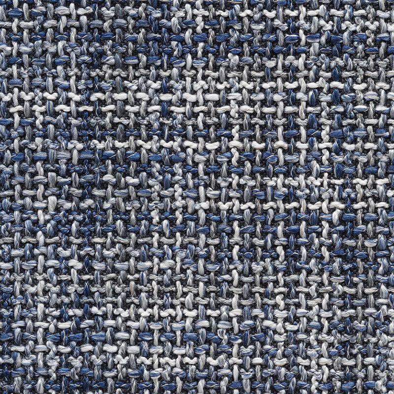 Schumacher Morrow Indigo Fabric - Eade's Wallpaper