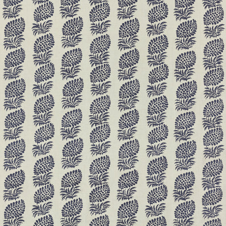 Schumacher 733N59 SADIE in INDIGO Fabric - RAOUL TEXTILES