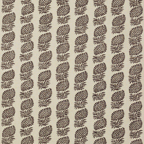 Schumacher 733N91 SADIE in EBONY Fabric - RAOUL TEXTILES