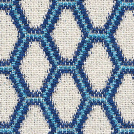 Schumacher Beehive Blue Fabric