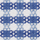 Schumacher Checkmate Blue Fabric