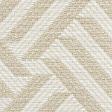 Schumacher Cross Hatch Natural Fabric