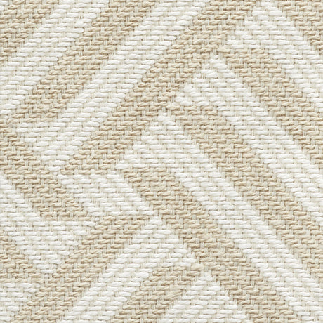 Schumacher Cross Hatch Natural Fabric