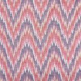 Schumacher Ibiza Flamestitch Berry Fabric