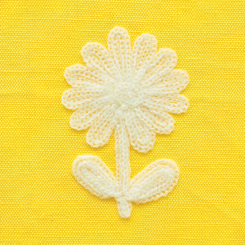 Schumacher Paley Embroidery Yellow Fabric - Eade's Wallpaper