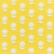 Schumacher Paley Embroidery Yellow Fabric - Eade's Wallpaper