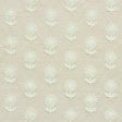 Schumacher Paley Embroidery Natural Fabric - Eade's Wallpaper