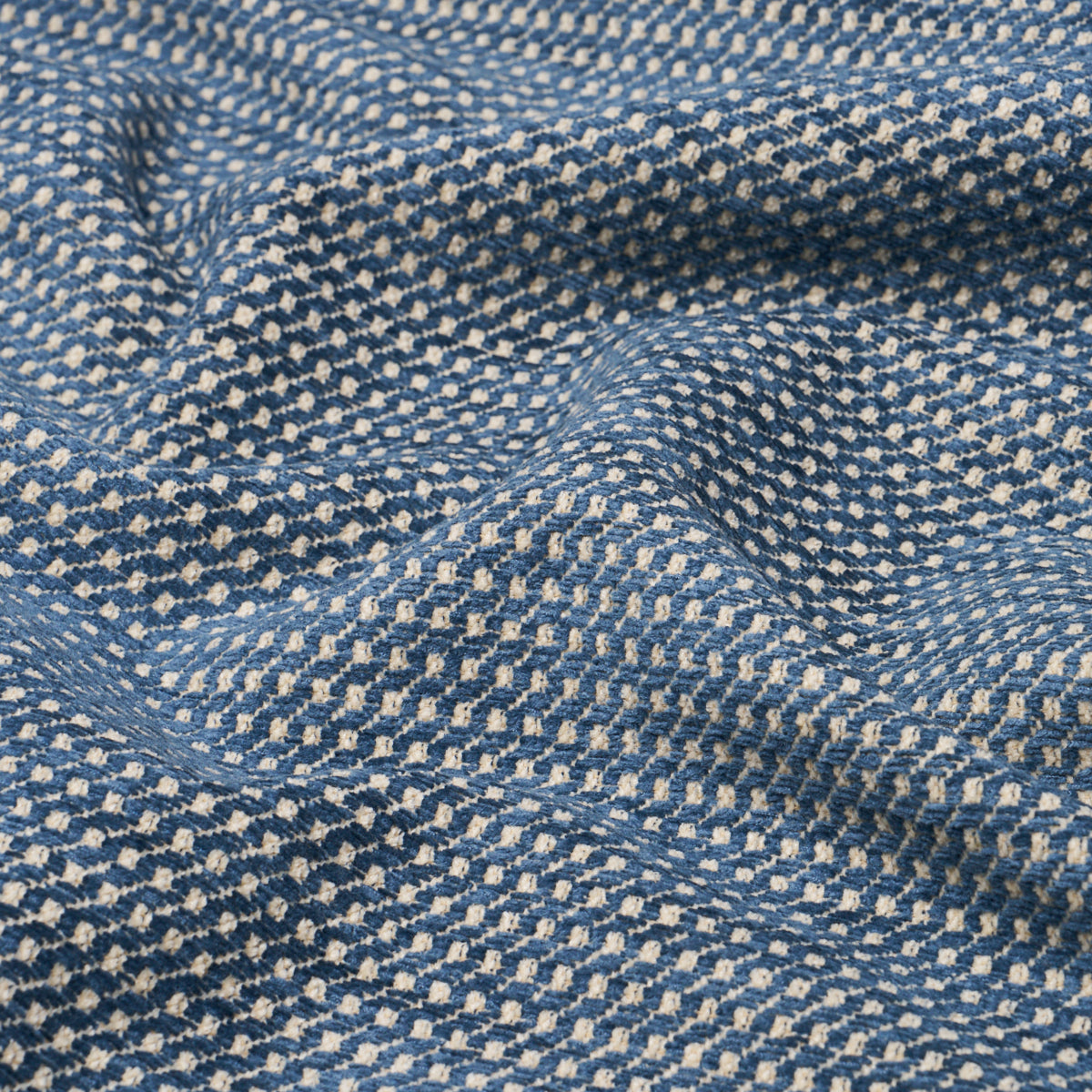 Schumacher 73502 TOSCANA in BLUE Fabric - LUXURY CHENILLE