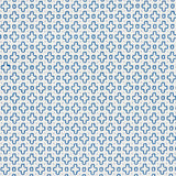 Schumacher Scout Embroidery Blue Fabric - Eade's Wallpaper