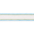 Schumacher 73571 FILIPPA TAPE INDOOR/OUTDOOR in AQUA Trim - 