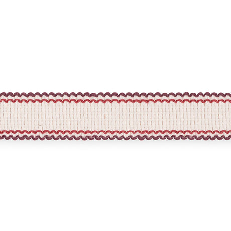 Schumacher 73576 FILIPPA TAPE INDOOR/OUTDOOR in BERRY Trim -
