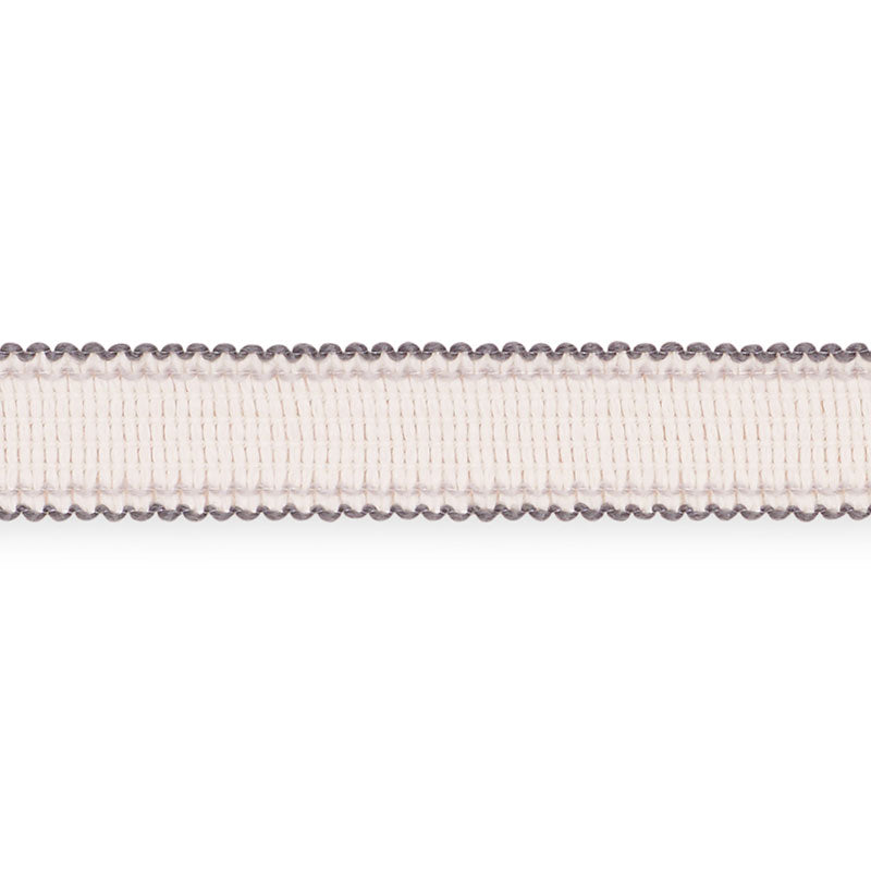 Schumacher 73577 FILIPPA TAPE INDOOR/OUTDOOR in GREY Trim - 