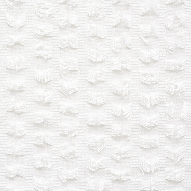 Schumacher Montego Fringe Snow Fabric - Eade's Wallpaper