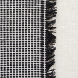 Schumacher Tulum Casement Black Fabric - Eade's Wallpaper