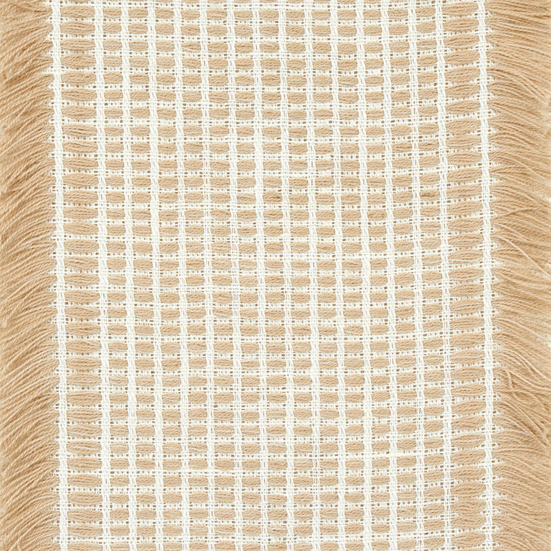 Schumacher Tulum Casement Natural Fabric - Eade's Wallpaper