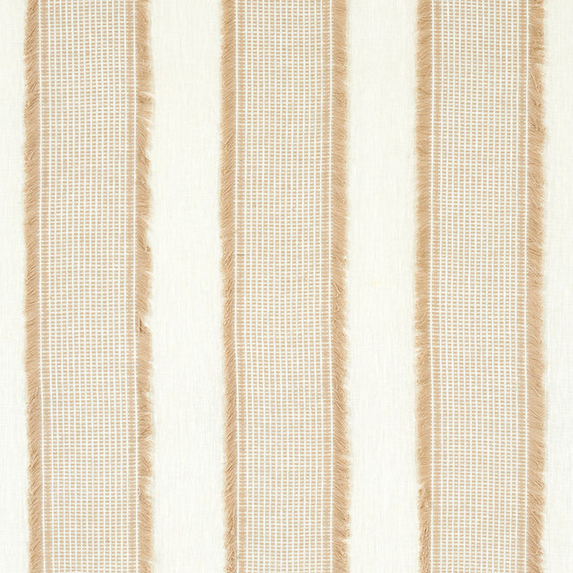 Schumacher Tulum Casement Natural Fabric - Eade's Wallpaper