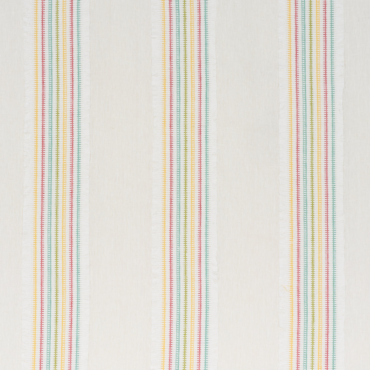 Schumacher 73597 TULUM CASEMENT in MUTLI Fabric - SHEERS & C