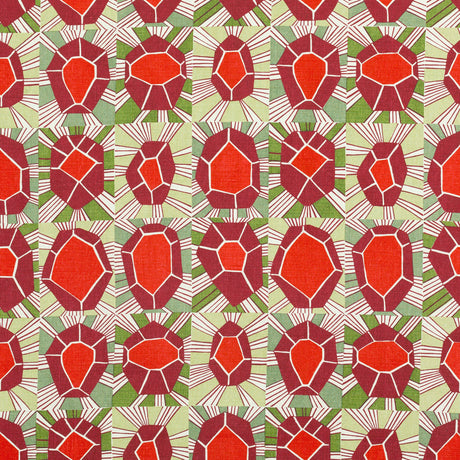 Schumacher 735N75 BERNARD in PALM Fabric - RAOUL TEXTILES