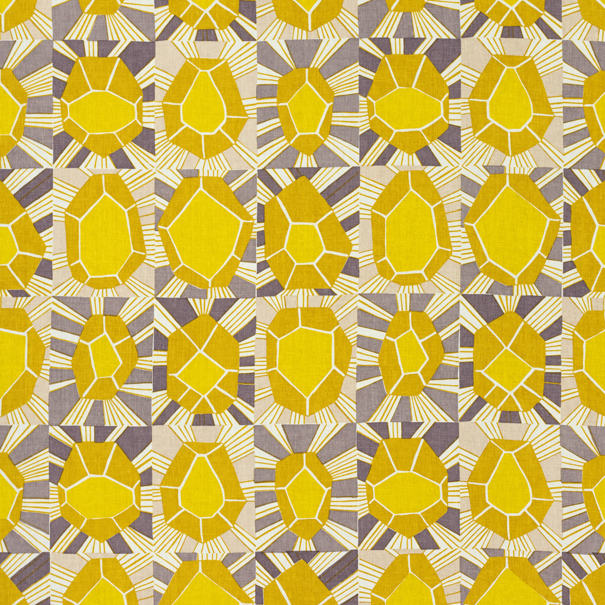 Schumacher 735V82 BERNARD in SULPHUR Fabric - RAOUL TEXTILES