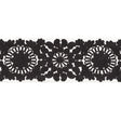 Schumacher 73621 JOELLE TAPE in BLACK Trim - HAPPY TOGETHER