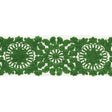 Schumacher 73623 JOELLE TAPE in GREEN Trim - HAPPY TOGETHER
