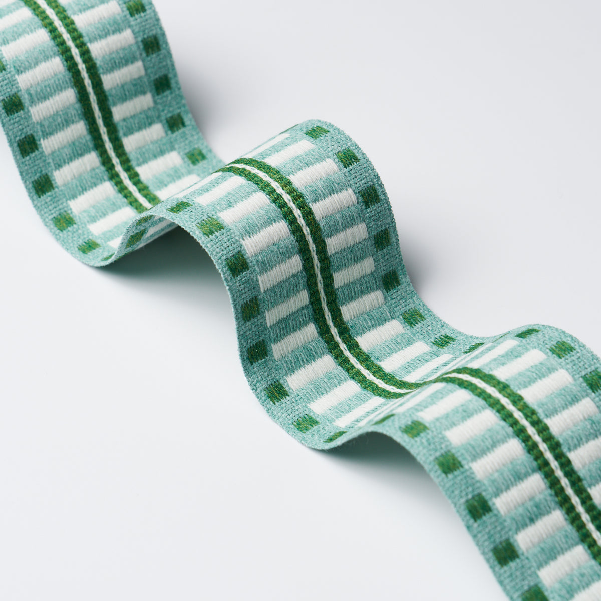 Schumacher 73635 JACOBSEN TAPE INDOOR/OUTDOOR in MINERAL Tri