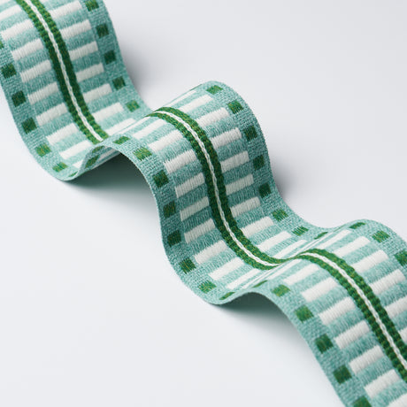 Schumacher 73635 JACOBSEN TAPE INDOOR/OUTDOOR in MINERAL Tri