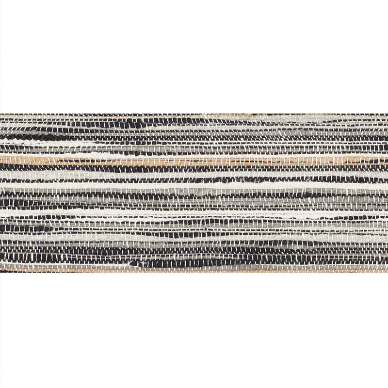 Schumacher 73661 MAYA TAPE in CHARCOAL Trim - AU NATUREL