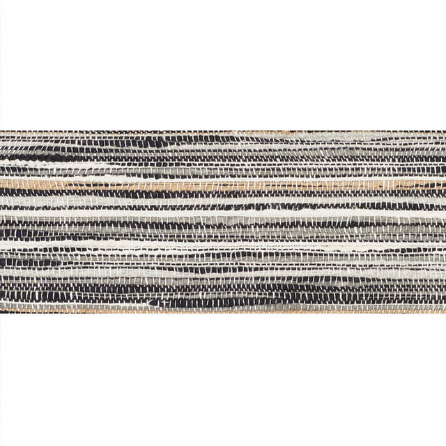 Schumacher 73661 MAYA TAPE in CHARCOAL Trim - AU NATUREL