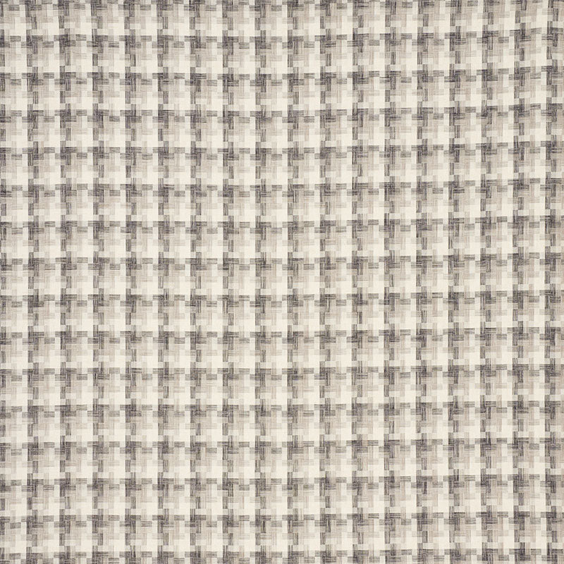 Schumacher Boro Plaid Charcoal Fabric
