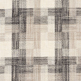 Schumacher Boro Plaid Charcoal Fabric