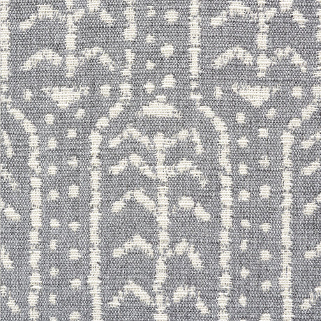 Schumacher Zonda Indoor/Outdoor Charcoal Fabric