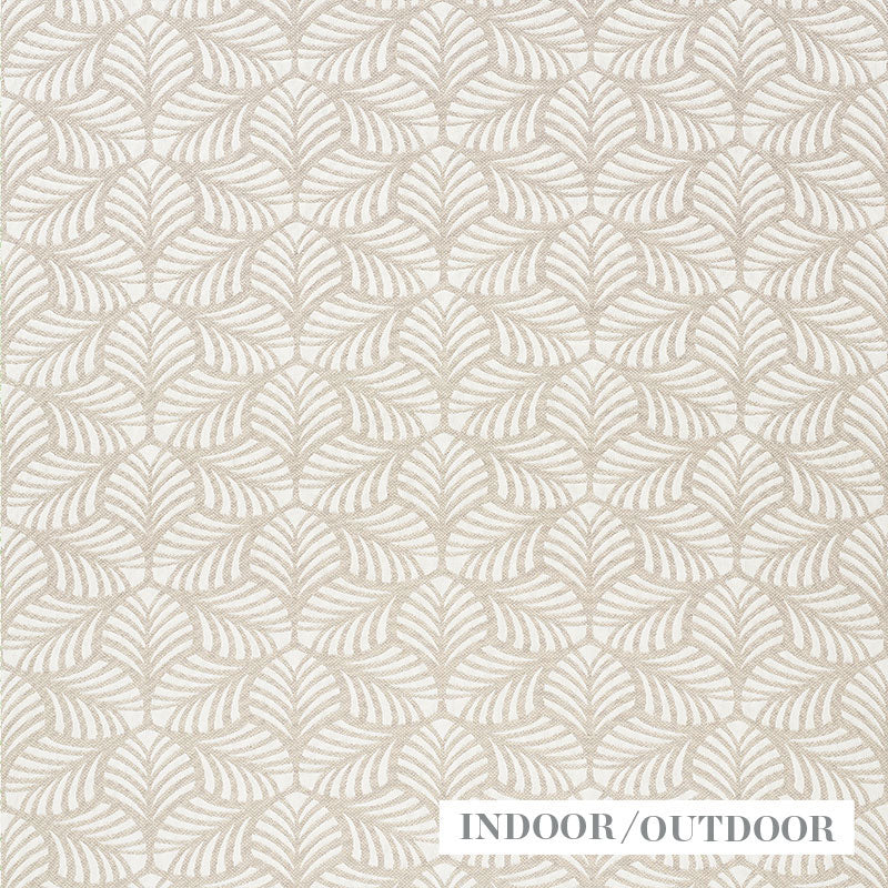Schumacher Sonia Ii Indoor/Outdoor Natural Fabric - Eade's Wallpaper