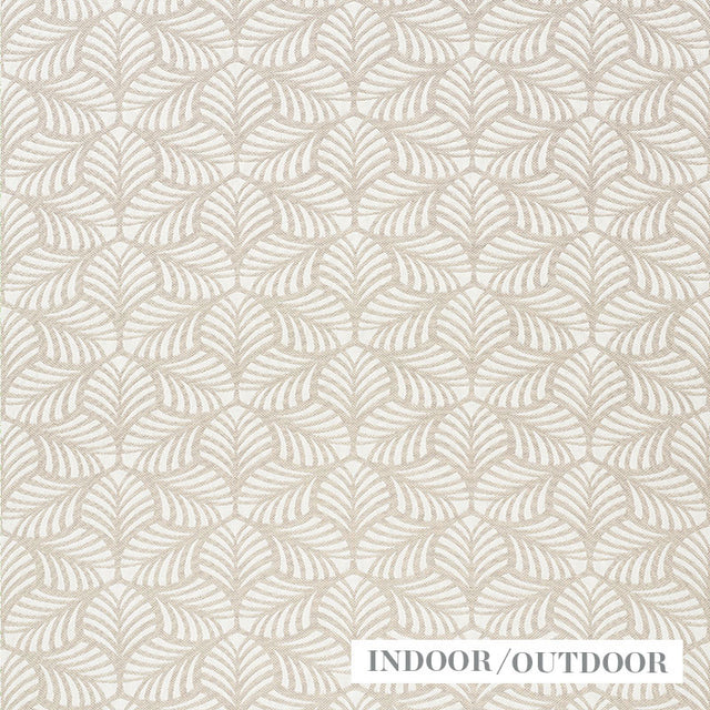 Schumacher Sonia Ii Indoor/Outdoor Natural Fabric - Eade's Wallpaper