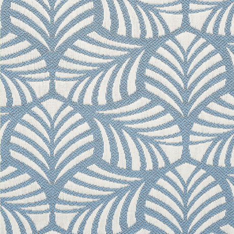 Schumacher Sonia Ii Indoor/Outdoor Sky Fabric - Eade's Wallpaper