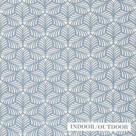 Schumacher Sonia Ii Indoor/Outdoor Sky Fabric - Eade's Wallpaper
