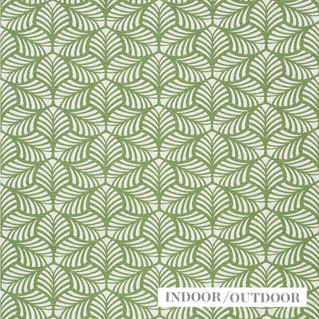 Schumacher Sonia Ii Indoor/Outdoor Green Fabric - Eade's Wallpaper