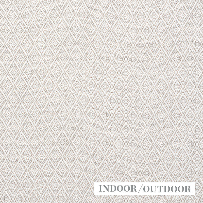 Schumacher Diamond Weave Indoor/Outdoor Natural Fabric