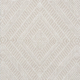 Schumacher Geometric Weave Indoor/Outdoor Natural Fabric