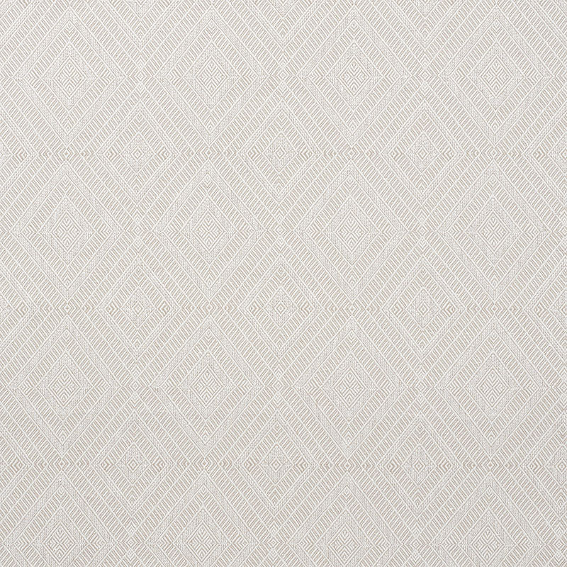Schumacher Geometric Weave Indoor/Outdoor Natural Fabric