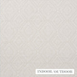 Schumacher Geometric Weave Indoor/Outdoor Natural Fabric