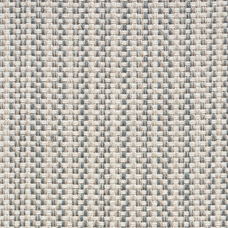 Schumacher Rustic Basketweave Stone Fabric - Eade's Wallpaper