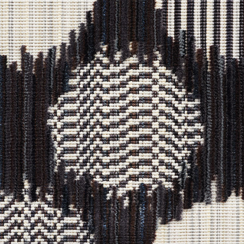Schumacher Cirque Velvet Carbon Fabric