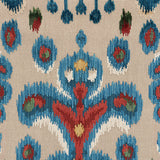 Schumacher Tabriz Ikat Velvet Multi Fabric - Eade's Wallpaper